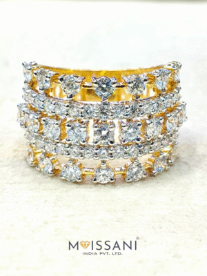 Lab Grown Diamond Round Shape Ring- LG0396