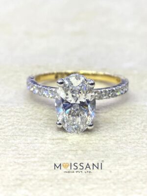 Lab Grown Diamond Radiant Shape Ring- LG0380