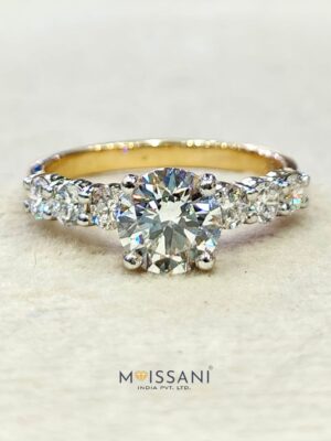 Lab Grown Diamond Round Shape Ring- LG0388