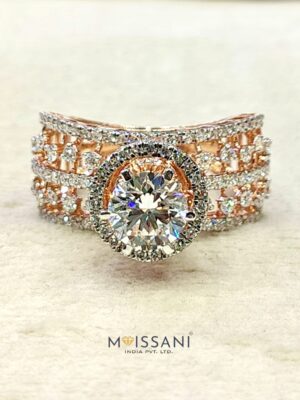 Lab Grown Diamond Round Shape Ring- LG0395