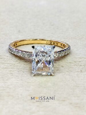 Lab Grown Diamond Radiant Shape Ring- LG0384