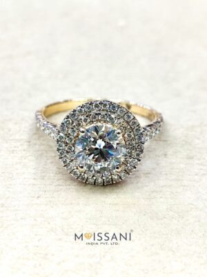 Lab Grown Diamond Round Shape Ring- LG0053