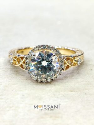 Lab Grown Diamond Round Shape Ring- LG0393