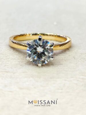 Lab Grown Diamond Round Shape Ring- LG0317