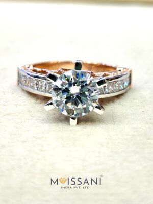 Lab Grown Diamond Round Shape Ring- LG0381