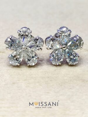 Lab-Grown Diamond Pear Shape Earring - LE0153