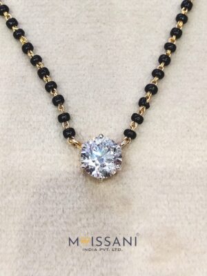 Lab-Grown Diamond Round Shape Mangal Sutra's -LMS0022