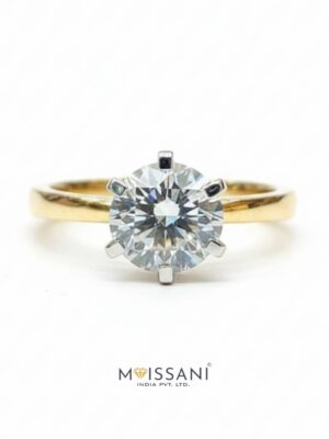 Lab Grown Diamond Round Shape Ring- LG0317