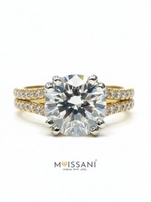 Lab Grown Diamond Round Shape Ring- LG0398