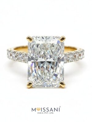 Lab Grown Diamond Radinat Shape Ring- LG0370