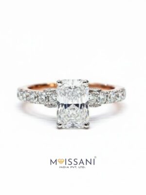 Lab Grown Diamond Radiant Shape Ring- LG0011