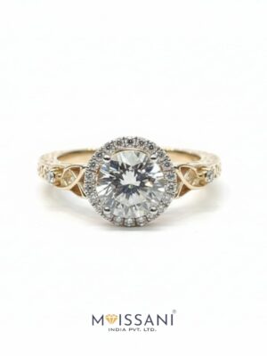 Lab Grown Diamond Round Shape Ring- LG0393