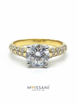 Lab Grown Diamond Round Shape Ring- LG0391