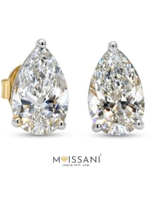 Lab-Grown Diamond Pear Earring - LE0155