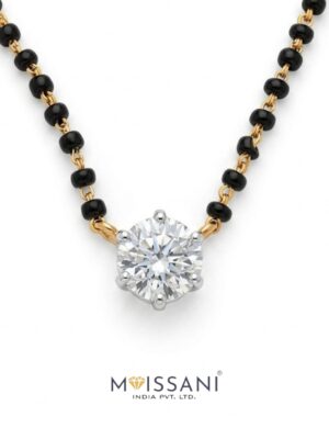 Lab-Grown Diamond Round Shape Mangal Sutra's -LMS0022
