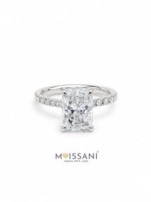 Lab Grown Diamond Radiant Shape Ring- LG0384