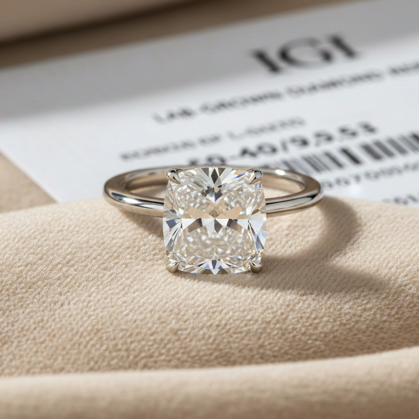 IGI lab diamond solitaire rings in 2026
