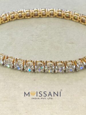 Lab Grown Diamond Round Shape Bracelet-LBL0019