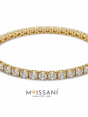 Lab Grown Diamond Round Shape Bracelet-LBL0019