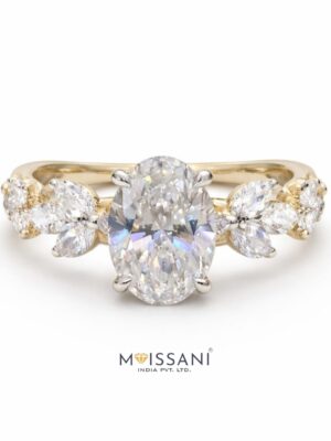 Lab Grown Diamond Oval Shape Ring- LG0401