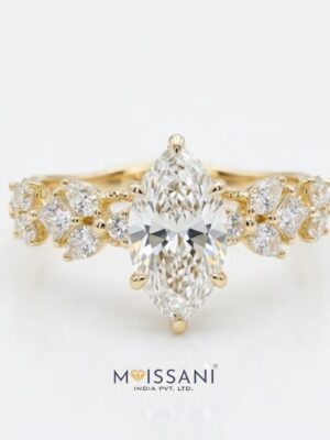 Lab Grown Diamond Marquise Shape Ring- LG0403