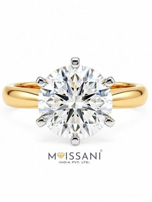 Lab Grown Diamond Round Shape Ring- LG0214