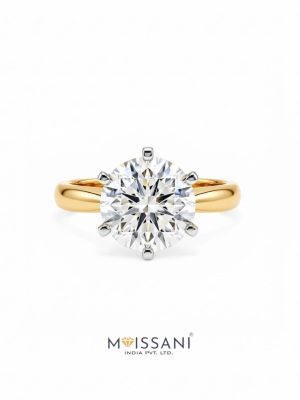 Lab Grown Diamond Round Shape Ring- LG0214
