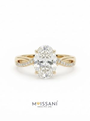 Lab Grown Diamond Oval Shape Ring- LG0409