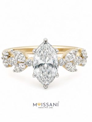 Lab Grown Diamond Marquise Shape Ring- LG0403