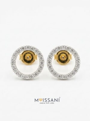 Lab-Grown Diamond Round Shape  Earring - NE0001E