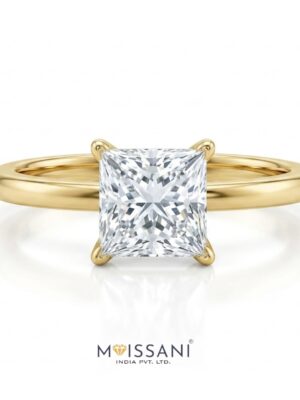 Lab Grown Diamond Princess Shape Ring- LG0170