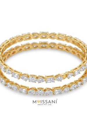 Lab Grown Diamond Mix Shape Bangles - LBG0007