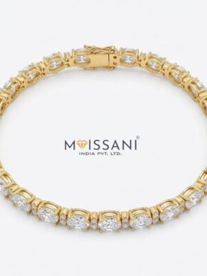 Lab Grown Diamond Oval Shape Bracelet-LBL0021