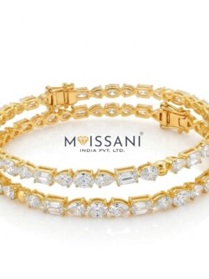 Lab Grown Diamond Mix Shape Bangles - LBG0007