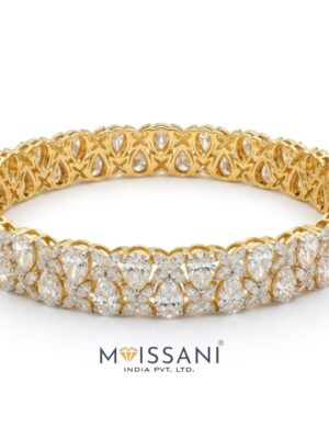 Lab Grown Diamond Marquise +Pear Shape Bangles - LBG0006