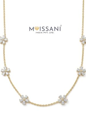 Lab Grown Diamond Pear Shape Necklace-LNK0006