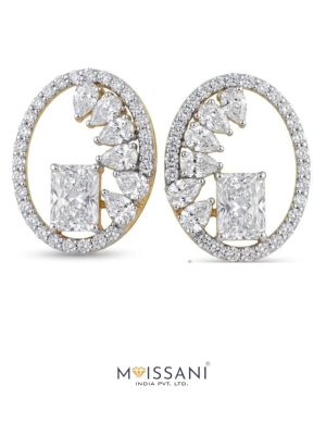 Lab-Grown Diamond Mix Shape Earring - LE0120
