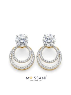 Lab-Grown Diamond Round Shape  Earring - LE0163