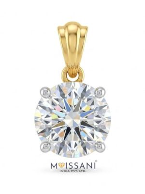 Lab-Grown Diamond Round Shape Pendant - LPT0100