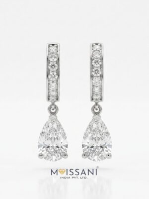 Lab-Grown Diamond Pear Shape Earring - LE0116A