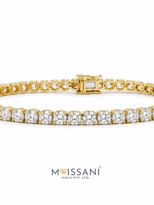 Lab Grown Diamond Round Shape Bracelet-LBL0022