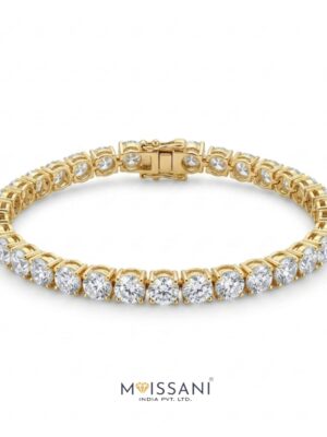 Lab Grown Diamond Round Shape Bracelet-LBL0023