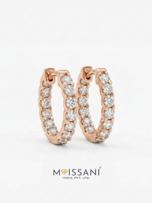 Lab-Grown Diamond Round Shape  Earring - LE0092A