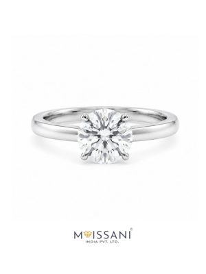 Lab Grown Diamond Round Shape Ring- LG0201