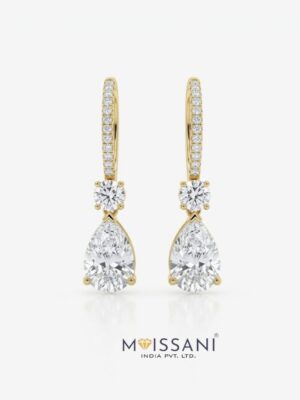 Lab-Grown Diamond Pear Shape  Earring - LE0176