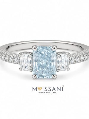 Lab Grown Diamond Radiant Shape  Ring- LG0371