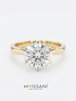 Lab Grown Diamond Round Shape  Ring- LG0314