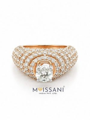 Lab Grown Diamond Round Shape Ring- LG0290