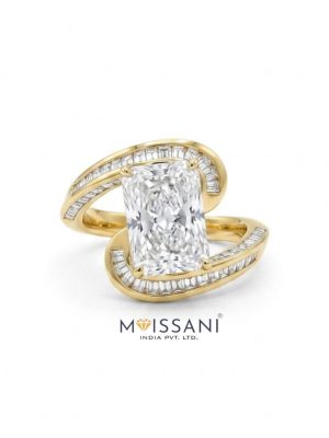 Lab Grown Diamond Radiant Shape  Ring- LG0415