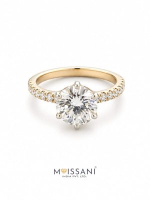 Lab Grown Diamond Round Shape Ring- LG0364